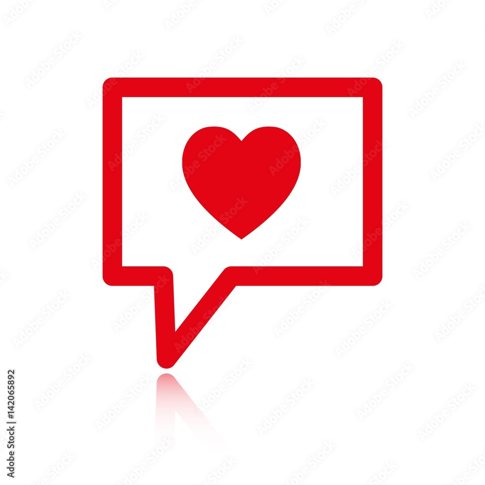 Speech Bubbles Icon. chat love pictogram stock vector illustration Speech Bubbles Icon. chat love pictogram stock vector illustration