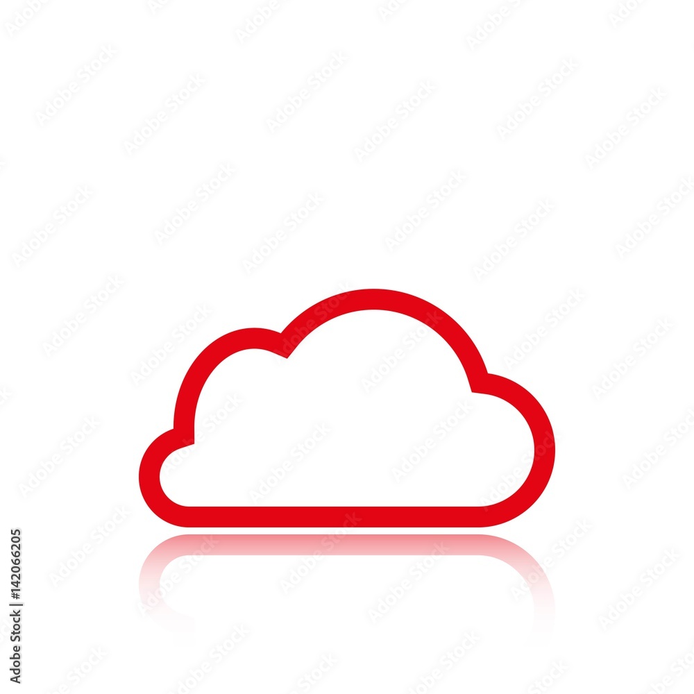cloud icon stock vector illustration flat design cloud icon stock vector illustration flat design
