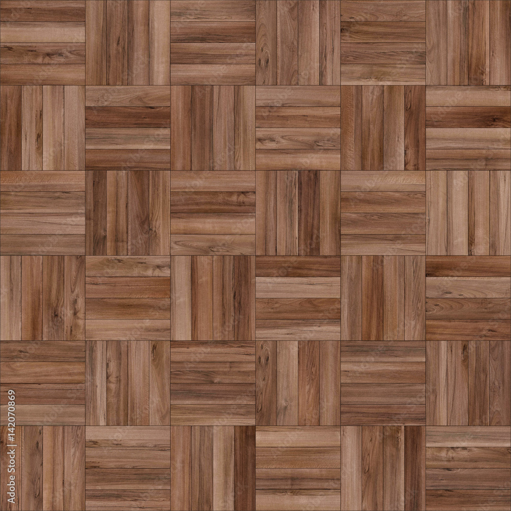 Seamless wood parquet texture chess brown Seamless wood parquet texture chess brown