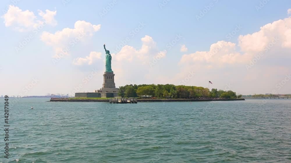 Statue of Liberty in New York from the river Statue of Liberty in New York from the river