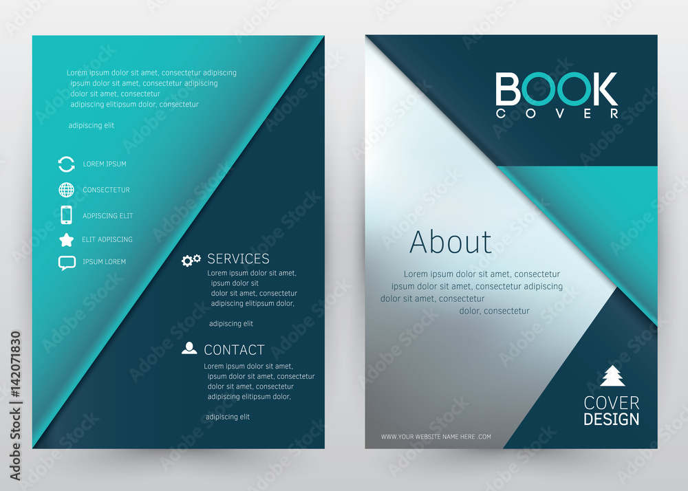 Cover Design Vector template set Brochure, Annual Report, Magazine, Poster, Corporate Presentation, Portfolio, Flyer, Banner, Website. A4 size Cover Design Vector template set Brochure, Annual Report, Magazine, Poster, Corporate Presentation, Portfolio, Flyer, Banner, Website. A4 size