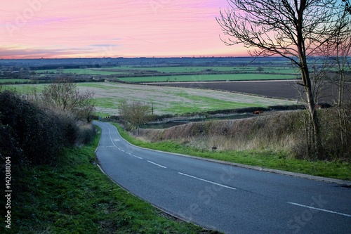 Road on the village