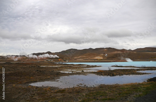 Bjarnarflag-Kraftwerk; Geothermalkraftwerk im Norden Islands im Mývatngebiet