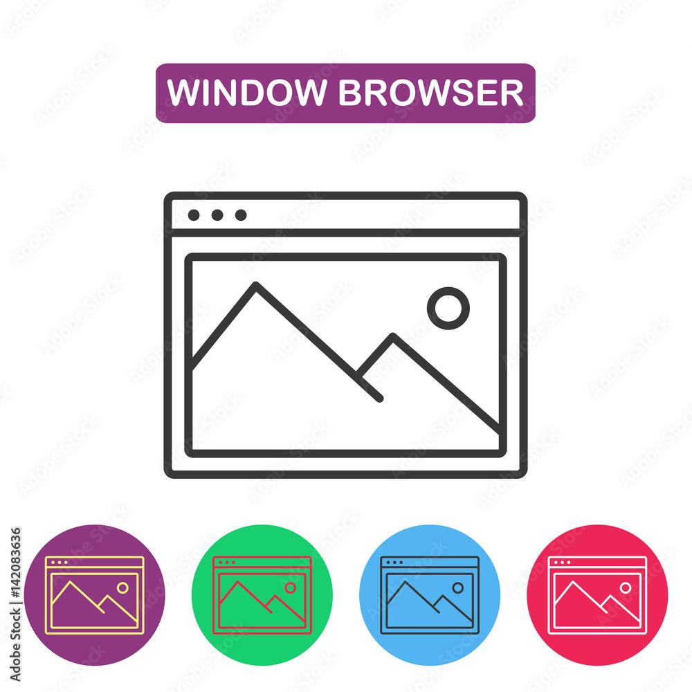 Picture icon. Browser window image. Picture icon. Browser window image.