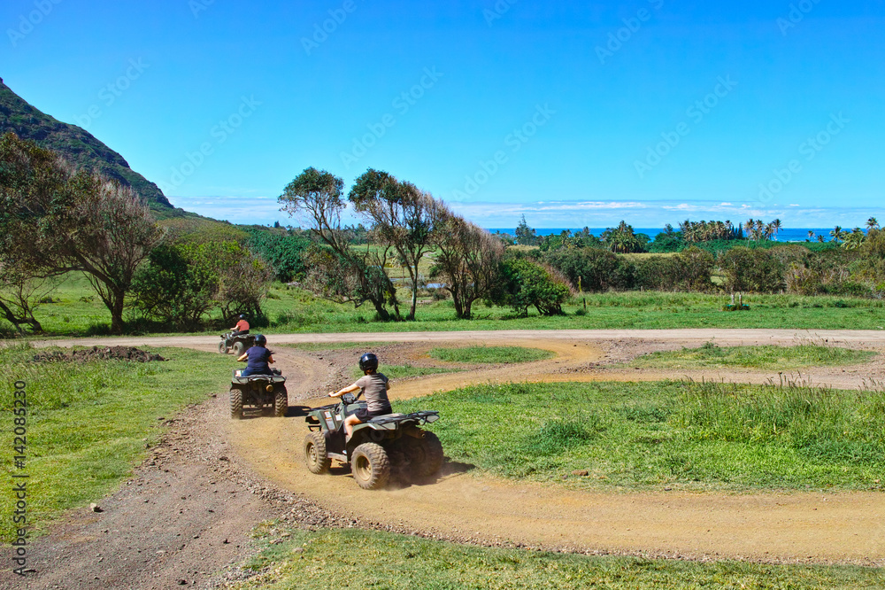 Obraz premium クアロアランチの風景