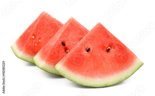 Slice watermelon isolated on white background