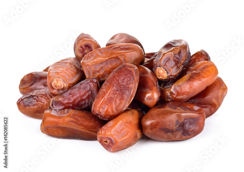 Date fruit isolated on the white background