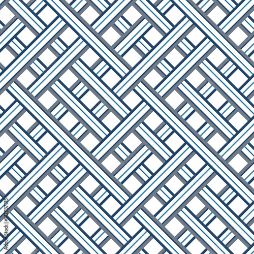 Canvas texture, geometric seamless pattern