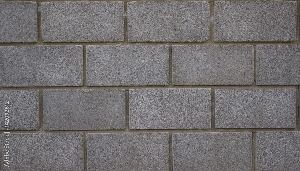 Cinder block wall Cinder block wall