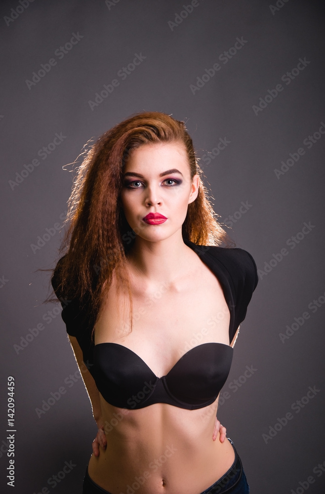 Girl fashion shoot in the studio Girl fashion shoot in the studio