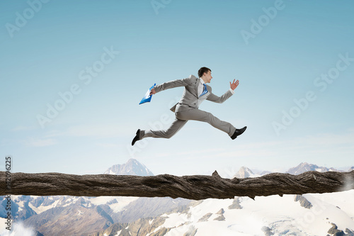 Wallpaper Mural Overcome fear of failure . Mixed media Torontodigital.ca