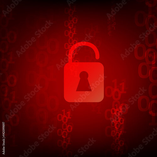 Vector Lock icon security protection
