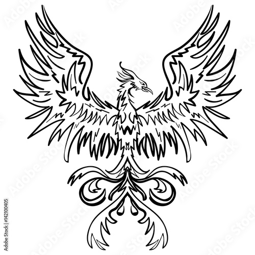 Sketch drawing of Phoenix