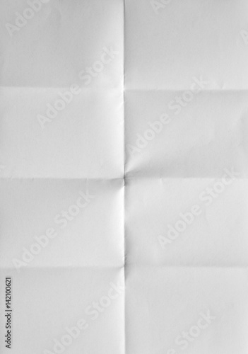 Blank white paper