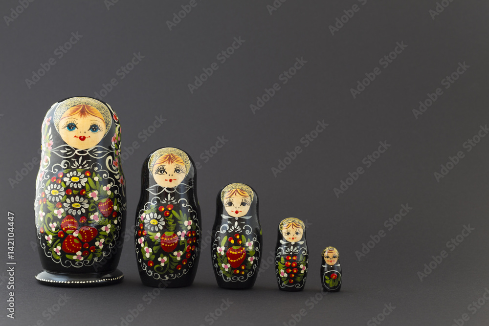 Black matryoshka hotsell