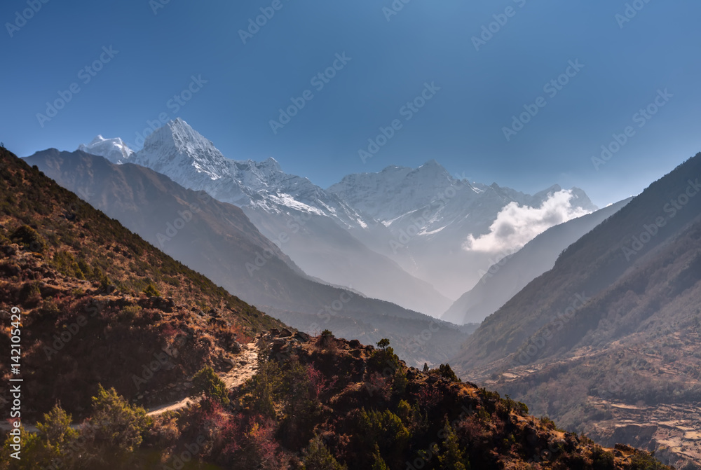 Obraz premium Beautiful landscape of Himalaya mountains