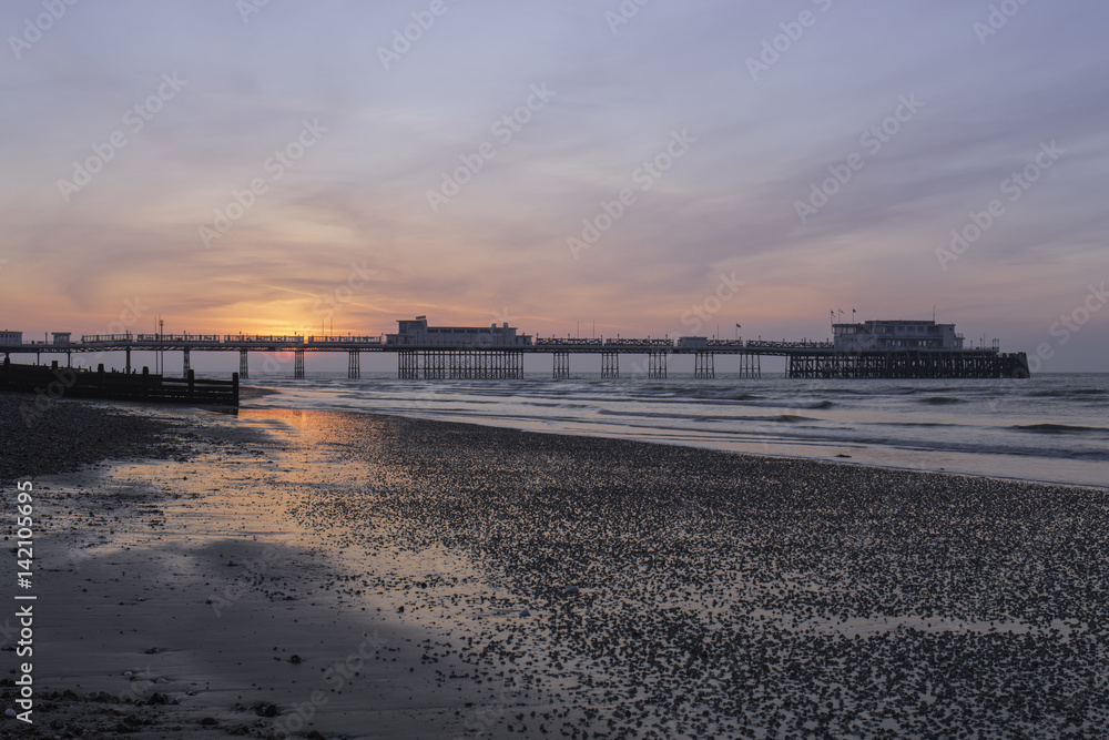 Dawn over Worthing Pier
