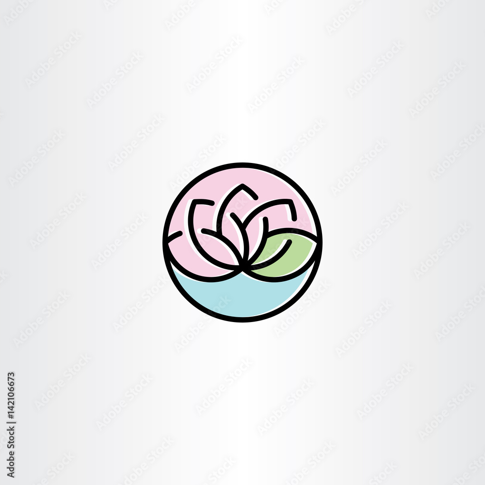 lotus vector clip art symbol lotus vector clip art symbol
