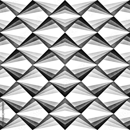 Seamles Gradient Rhombus Grid Pattern. Abstract Geometric Background Design © creatorsclub