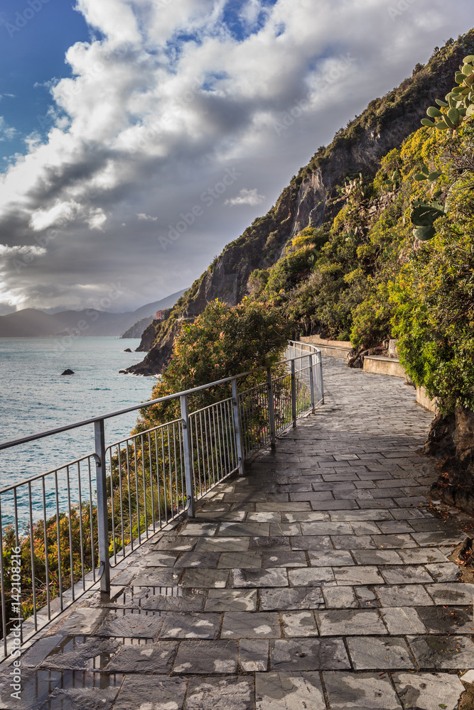 Fototapeta premium Cinque Terre - road of love