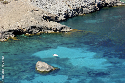 Bathing Cove Cala Figuera on the Cap Formentor, Mallorca, Balearic Islands, Spain, Europe