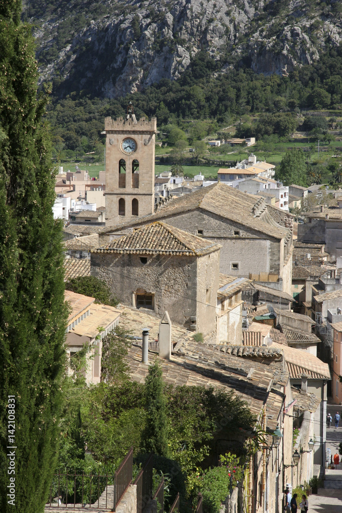 Obraz premium Calvary in Pollensa, Mallorca, Balearic Islands, Spain, Europe