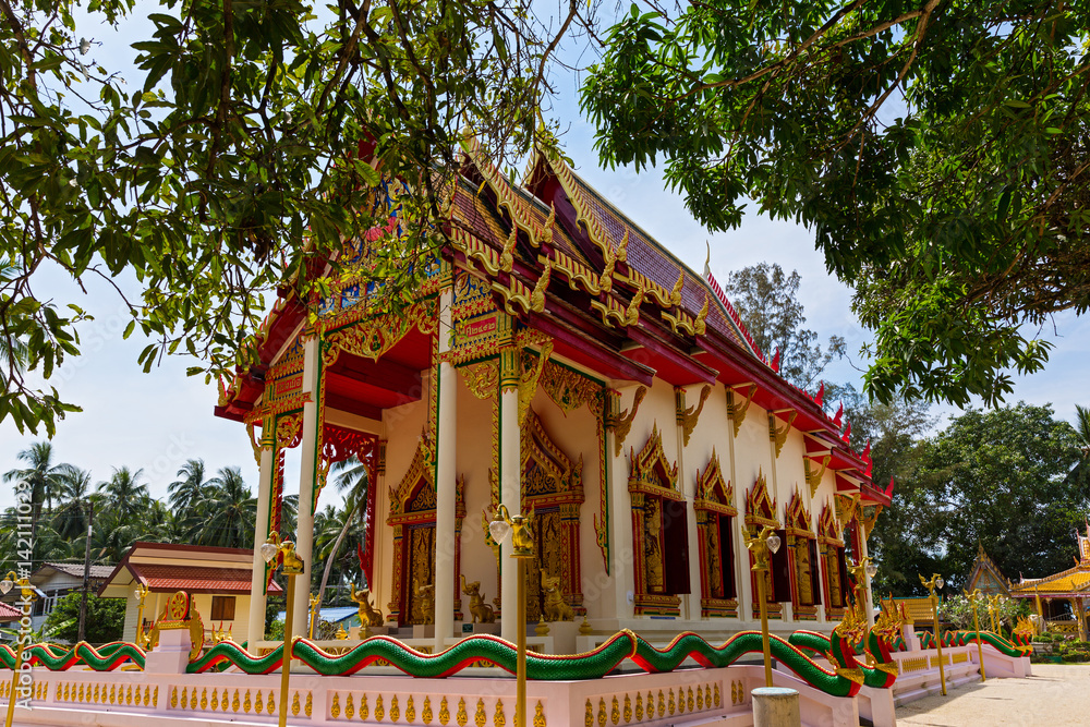 Naklejka premium Buddhist temple in Thailand