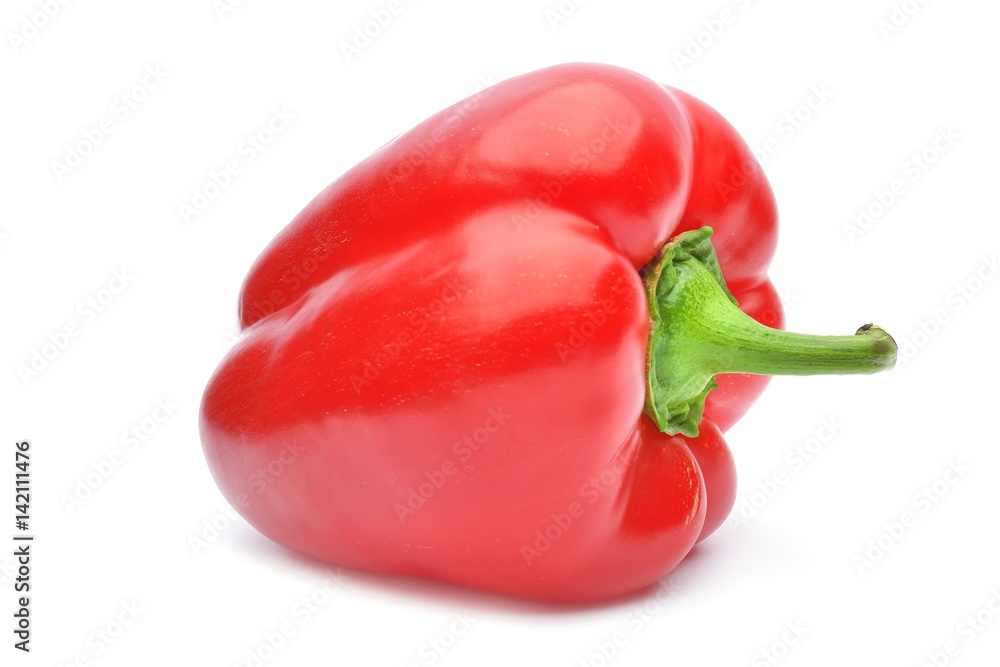 Tasty pepper isolated on white background