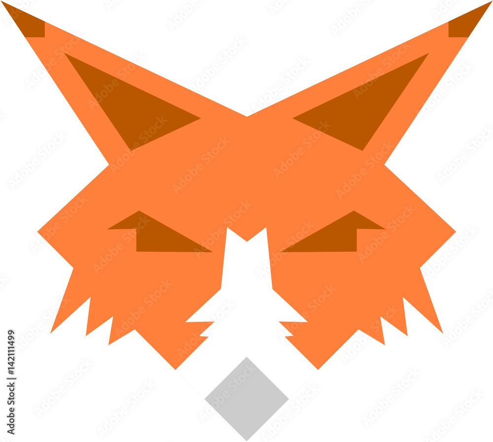 Fototapeta premium Stylised Fox