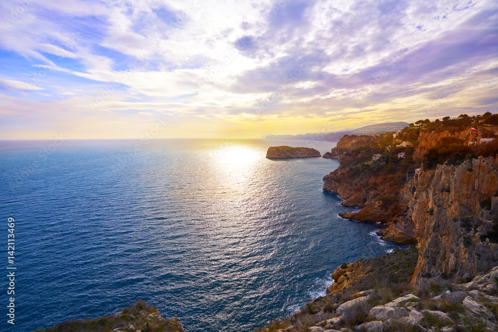 Cap de la Nau Nao cape in Xabia Javea Cap de la Nau Nao cape in Xabia Javea
