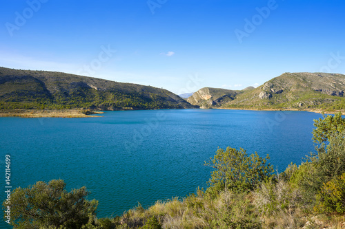 Fototapeta Naklejka Na Ścianę i Meble -  Loriguilla Pantano swamp reservoir in Valencia