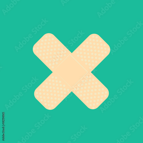 Medical patch illustration