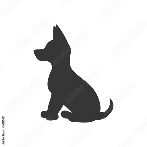Puppy vector illustration