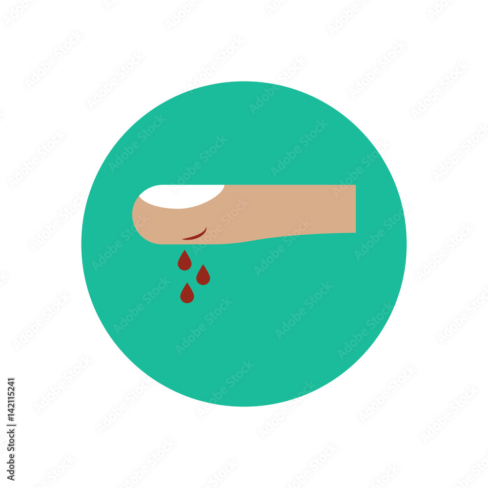 Wound on the finger Wound on the finger