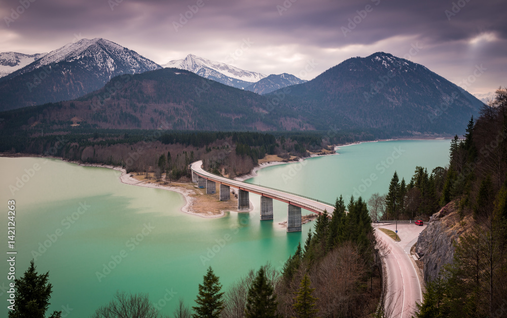 Obraz premium Silvenstein Lake, Bavaria