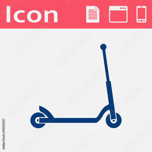 icon of child scooter