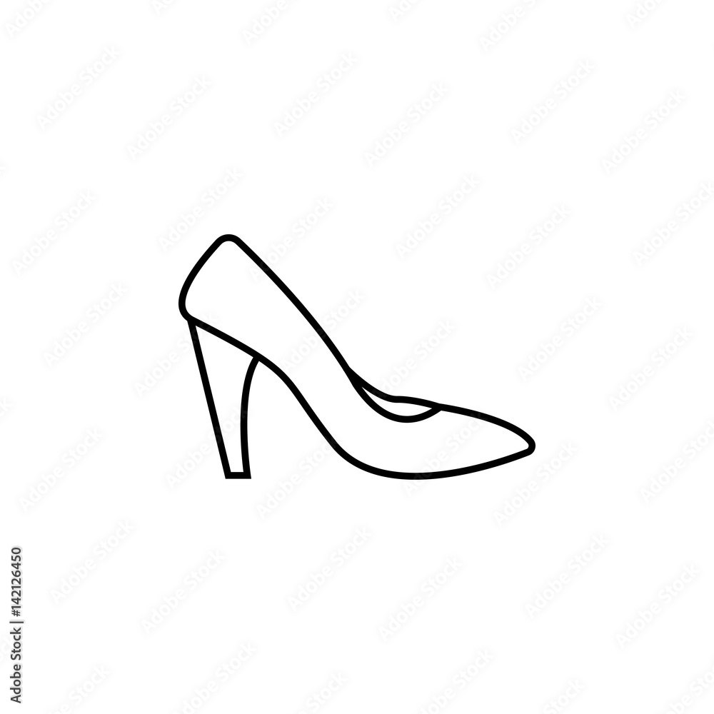 woman shoes icon woman shoes icon