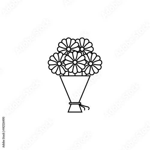 bouquet of flowers icon
