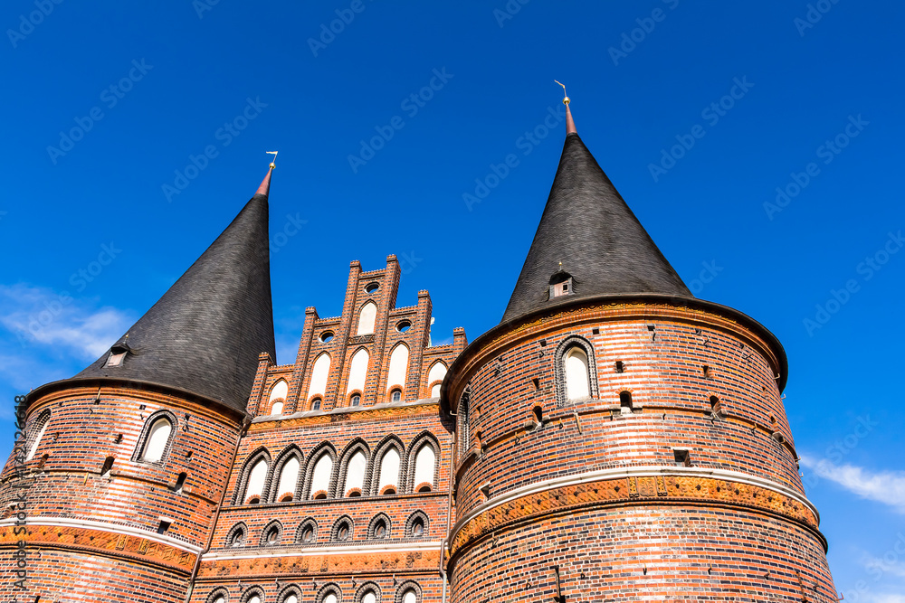 Holstentor in der Hansestadt Lübeck