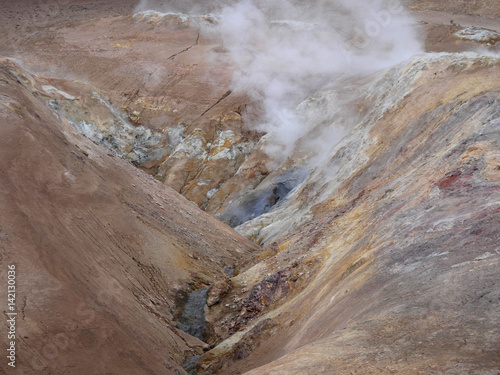 Fumarolen am Námafjall und Hverarönd in Island