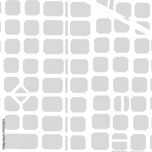 vector map of the city center of Barcelona, Spain
