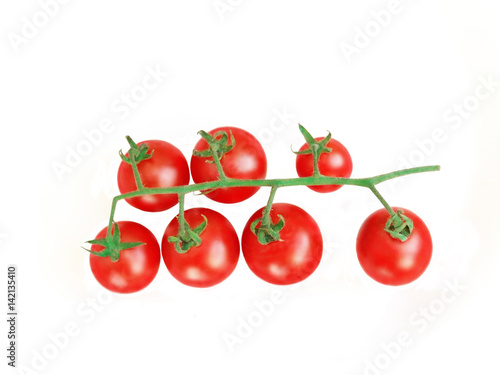 tomatoes isolated on the white