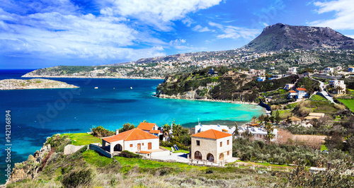  Beautiful Greece landscapes - Crete island, pictorial Almyrida