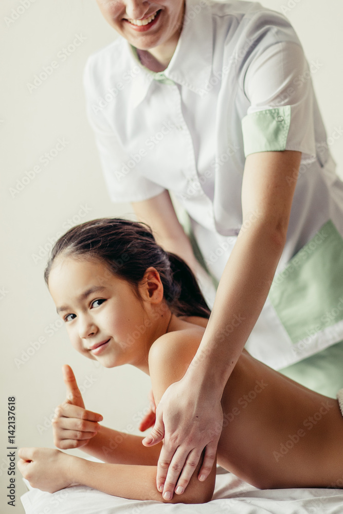 Girl Massaging Girl
