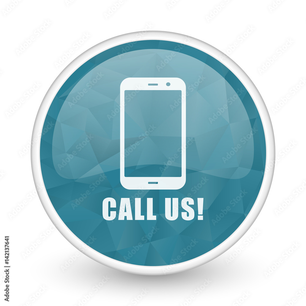 Call us brillant crystal design round blue web icon. Call us brillant crystal design round blue web icon.