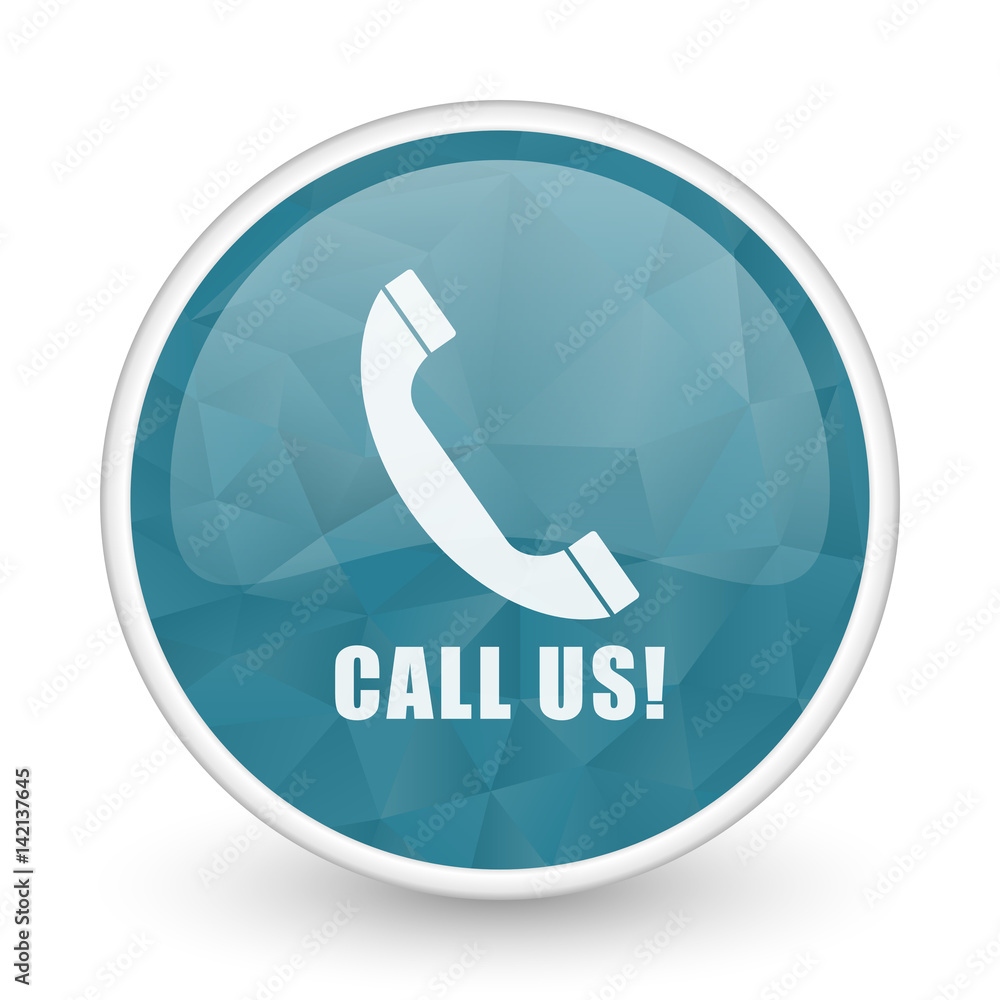 Call us brillant crystal design round blue web icon. Call us brillant crystal design round blue web icon.