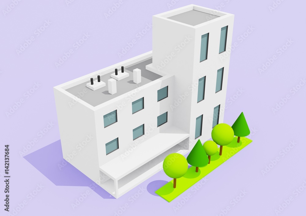 edificio 3d isométrico edificio 3d isométrico