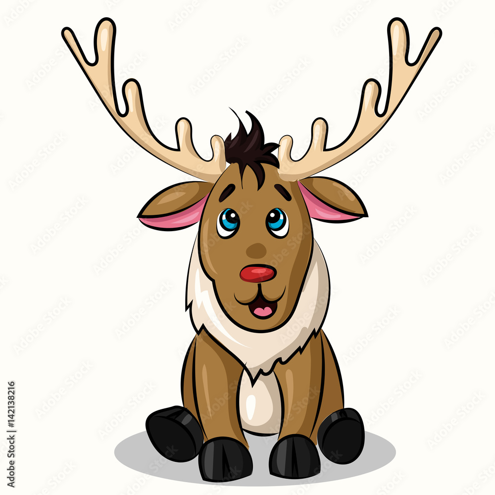Fototapeta premium cartoon deer