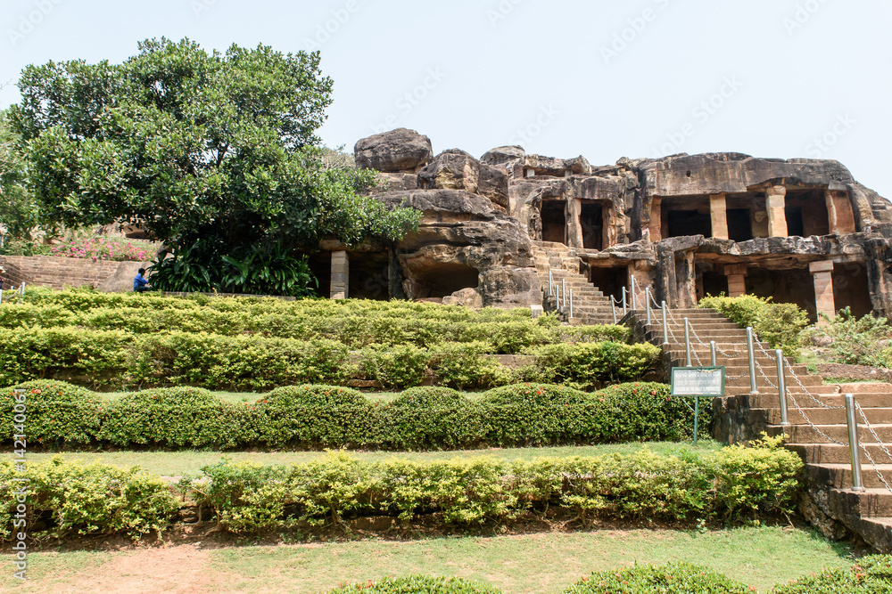  Udayagiri Caves are partly natural and partly artificial caves of archaeological, historical and religious importance near the city of Bhubaneswar in Odisha, India.
