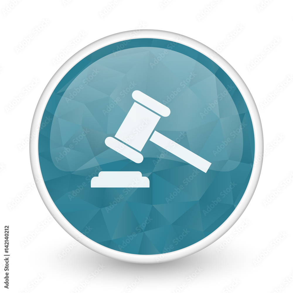 Auction brillant crystal design round blue web icon. Auction brillant crystal design round blue web icon.